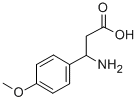 (S)-3-AMINO-3-(4-METHOXY-PHENYL)-PROPIONIC ACID 구조식 이미지
