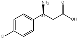 (S)-3-AMINO-3-(4-CHLORO-PHENYL)-PROPIONIC ACID Structure