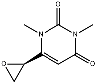 1,3-dimethyl-6-oxiranyl-2,4-pyrimidinedione Structure