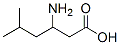 (+-)-3-아미노-5-메틸-헥산산 구조식 이미지