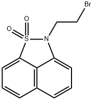 2-(2-BROMOETHYL)-2H-NAPHTHO[1,8-CD]ISOTHIAZOLE 1,1-DIOXIDE Structure