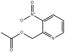 (3-Nitropyridin-2-yl)methyl acetate 구조식 이미지