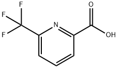 2-Trifluoromethyl-6-pyridinecarboxylic acid 구조식 이미지