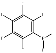 Phosphonous difluoride, (pentafluorophenyl)- Structure