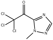 2,2,2-TRICHLORO-1-(1-METHYL-1H-1,2,4-TRIAZOL-5-YL)ETHANONE Structure