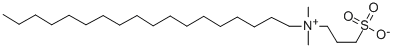 N-옥타데킬-N,N-다이메틸-3-암모니오-1-프로판설폰산염 구조식 이미지