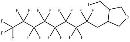 3-(IODOMETHYL)-4-(1H,1H-PERFLUORONONYL)TETRAHYDROFURAN Structure