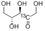 D-[2-13C]에리스로-펜트-2-울로스 구조식 이미지