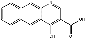 벤조[g]퀴놀린-3-카르복실산,4-하이드록시-(9CI) 구조식 이미지