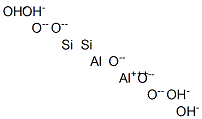 Dialuminum disilicon pentaoxide tetrahydroxide Structure