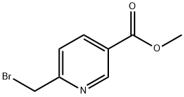 methyl 6-(bromomethyl)nicotinate Structure