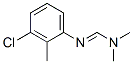 N'-(3-클로로-o-톨릴)-N,N-디메틸포름아미딘 구조식 이미지