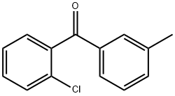 2-CHLORO-3'-METHYLBENZOPHENONE Structure