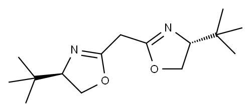 2,2'-methylenebis[(4S)-4-tert-butyl-2-oxazoline] 구조식 이미지