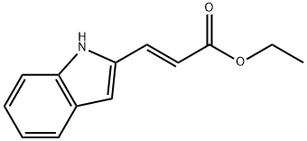 2-Propenoic acid, 3-(1H-indol-2-yl)-, ethyl ester, (2E)- Structure