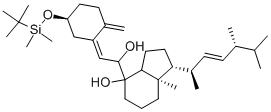 (3β,5Z,7R,8α,22E)-3S-tert-ButyldiMethylsilyl-9,10-secoergosta-5,10(19),22-triene-7,8-diol 구조식 이미지