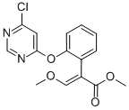 Methyl (E)-2-[2-(6-chloropyrimidin-4-yloxy)phenyl]-3-methoxyacrylate 구조식 이미지