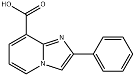 2-PHENYL-IMIDAZO[1,2-A]PYRIDINE-8-CARBOXYLIC ACID Structure