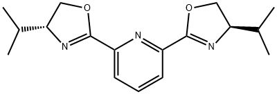 (R,R)-2,2'-(2,6-피리딘디일)BIS(4-이소프로필-2-옥사졸린) 구조식 이미지