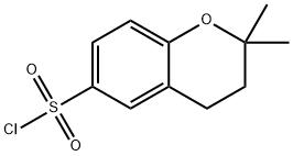 2,2-다이메틸-6-크로마네술포닐염화물 구조식 이미지