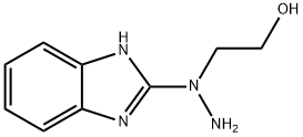 Ethanol, 2-[1-(1H-benzimidazol-2-yl)hydrazino]- (9CI) 구조식 이미지