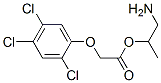 1-aminopropan-2-ol: 2-(2,4,5-trichlorophenoxy)acetic acid Structure