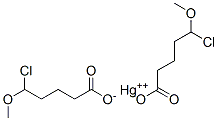 CHLOROMETHOXYPROPYLMERCURICACETATE Structure