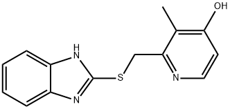 Des(trifluoroethyl)Lansoprazole황화물 구조식 이미지
