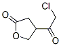 2(3H)-Furanone, 4-(chloroacetyl)dihydro- (9CI) Structure