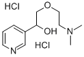 alpha-((2-(Dimethylamino)ethoxy)methyl)-3-pyridinemethanol dihydrochlo ride Structure