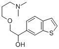 alpha-((3-(Dimethylamino)propoxy)methyl)benzo(b)thiophene-6-methanol Structure