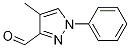 4-Methyl-1-phenyl-1H-pyrazole-3-carbaldehyde Structure