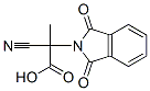 2H-이소인돌-2-아세트산,-알파-시아노-1,3-디하이드로-알파-메틸-1,3-디옥소- 구조식 이미지