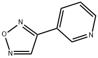 피리딘,3-(1,2,5-옥사디아졸-3-일)-(9Cl) 구조식 이미지