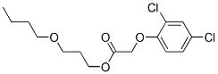 3-butoxypropyl 2-(2,4-dichlorophenoxy)acetate 구조식 이미지