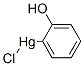 chloro(hydroxyphenyl)mercury Structure