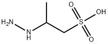 1-Propanesulfonic  acid,  2-hydrazino-  (9CI) Structure