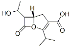 6-(1-hydroxyethyl)-2-isopropyl-1-oxa-penem-3-carboxylic acid Structure