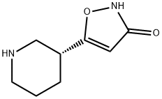 3(2H)-Isoxazolone,5-(3-piperidinyl)-,(R)-(9CI) Structure
