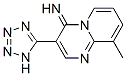 9-Methyl-3-(1H-tetrazol-5-yl)-4H-pyrido[1,2-a]pyrimidin-4-imine 구조식 이미지