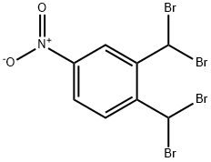 4-NITRO-ALPHA,ALPHA,ALPHA',ALPHA'-TETRABROMO-O-XYLENE 구조식 이미지