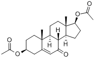 Androst-5-en-7-one,3beta,17beta-bis(acetyloxy) Structure