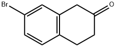 7-Bromo-2-tetralone Structure