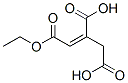 1-프로펜-1,2,3-트리카르복실산,모노에틸에스테르 구조식 이미지