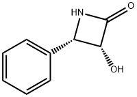 (3R,4S)-3-Hydroxy-4-phenyl-2-azetidinone 구조식 이미지