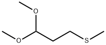 1,1-dimethoxy-3-(methylthio)propane  Structure