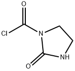 2-옥소이미드아졸리딘-1-카보닐 클로라이드 구조식 이미지