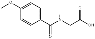 (4-METHOXY-BENZOYLAMINO)-ACETIC ACID Structure