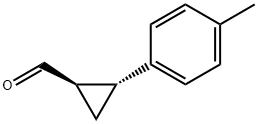 시클로프로판카르복스알데히드,2-(4-메틸페닐)-,트랜스-(9CI) 구조식 이미지