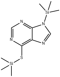 6-trimethylsilylthio-9-trimethylsilylpurine Structure